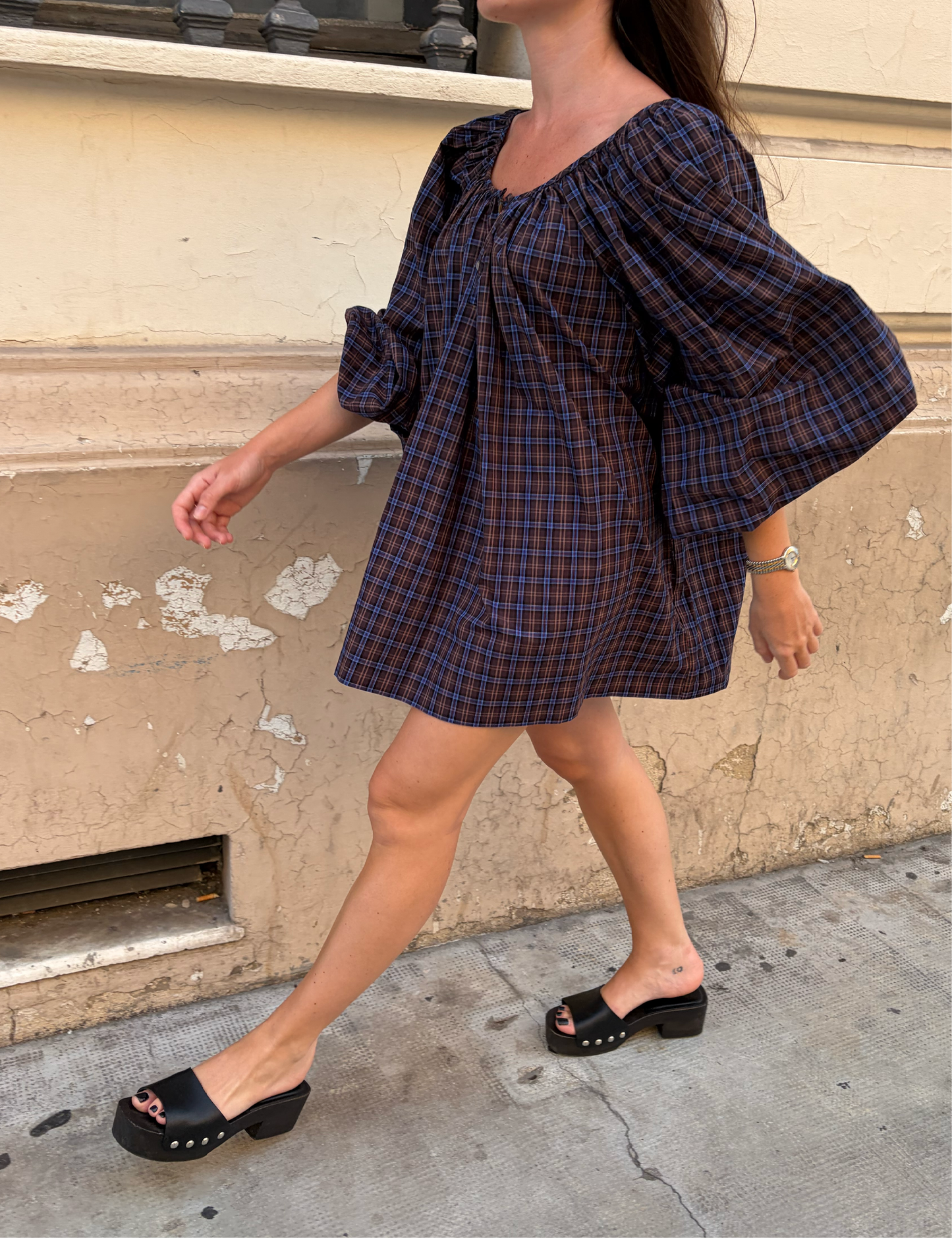 MONTECARLO BALLOON MINI DRESS