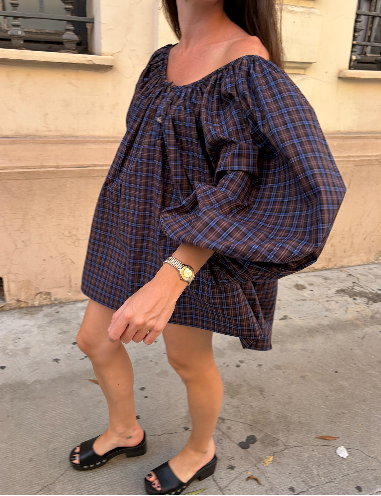 MONTECARLO BALLOON MINI DRESS