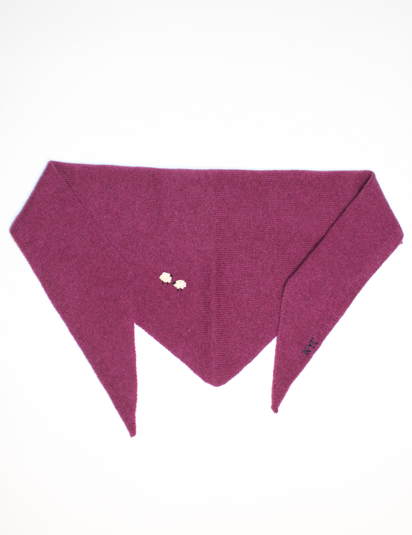 BERRY WOOL SCARF